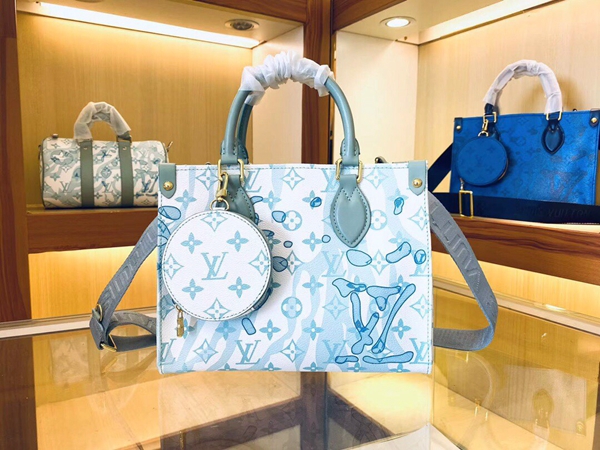 ルイヴィトンバッグ側面デザイン